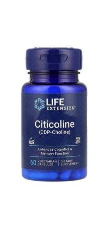 CITICOLINA CDP COLINA 250 MG 60 CAPSULAS LIFE EXTENSION
