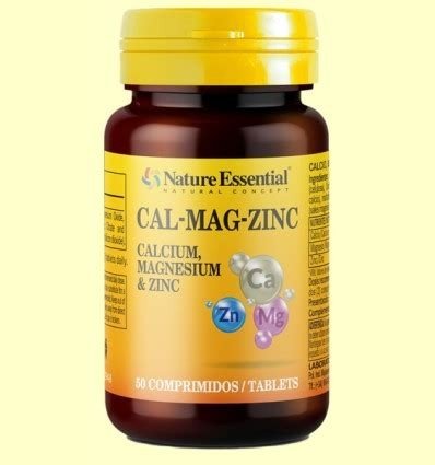 CALCIO,MAGNESIO,ZINC 50 COMPRIMIDOS NATURE ESSENTIAL