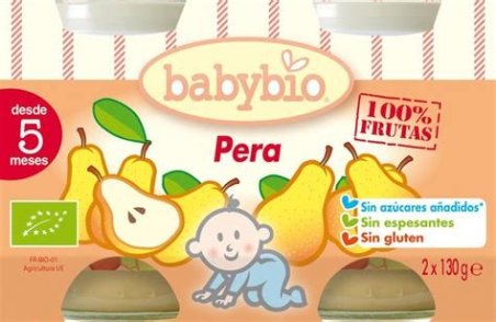 BABYBIO POTITOS PERA 2 UDS.