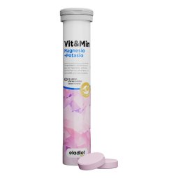 Vitaminas y Minerales Magnesio+Potasio 14 Efervescente Eladiet