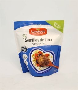 SEMILLAS DE LINO MOLIDAS. 425G LINWOODS
