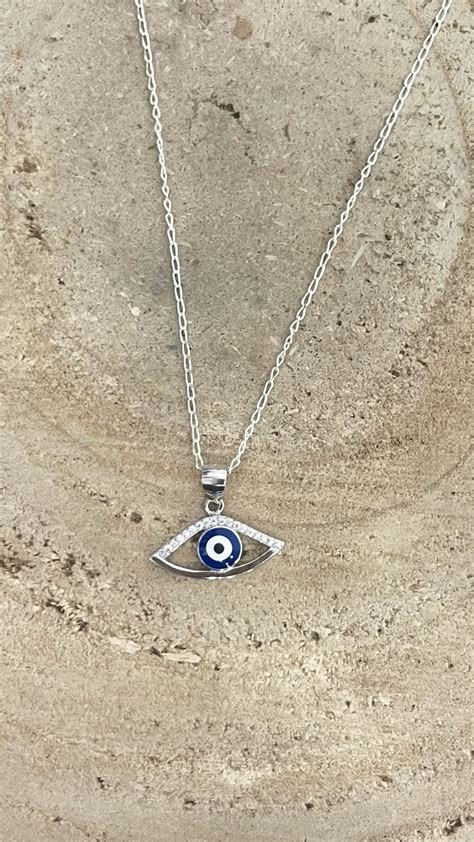 COLGANTE OJO TURCO PLATA