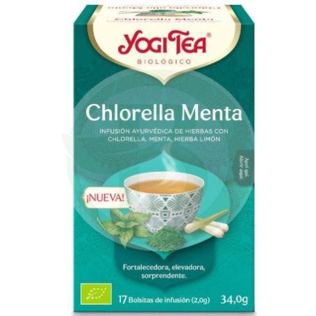 YOGI TEA CHLORELLA MENTA 17 FILTROS