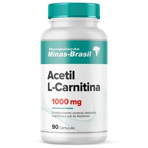 ACETIL L-CARNITINA 1000MG 90 CAPSULAS