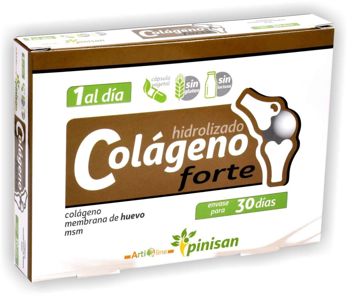 Colágeno Hidrolizado Forte 30 Cápsulas Pinisan