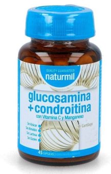 GLUCOSAMINA + CONDROITINA NATURMIL 45 CAPS