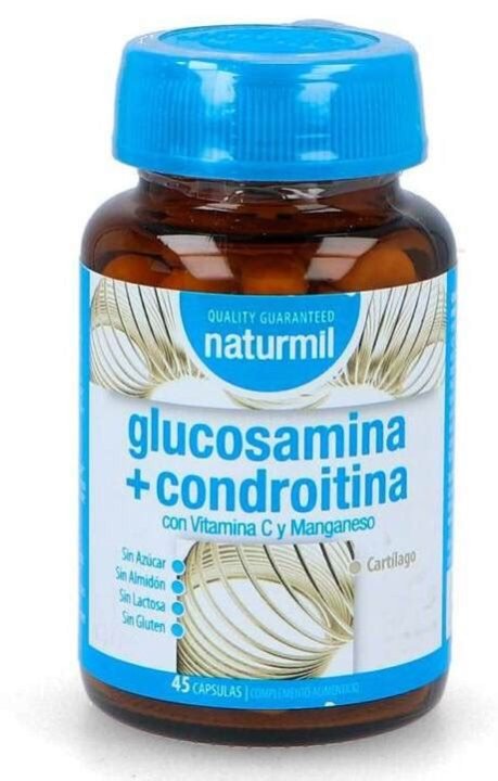 GLUCOSAMINA + CONDROITINA NATURMIL 45 CAPS