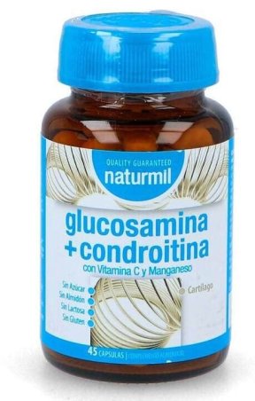 GLUCOSAMINA + CONDROITINA NATURMIL 45 CAPS
