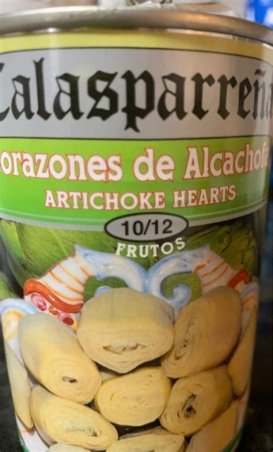 CORAZONES DE ALCACHOFA AGUA MAR 290GR EL TIO HILARIO