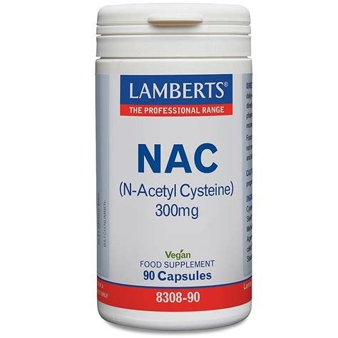 NAC (N-ACETYL CYSTEINE ) 300MG 60CAP LAMBERTS