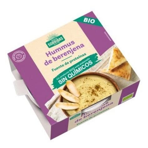 HUMMUS BERENJENA ASADA ECO VEGANO 240GR OBRADOR SORRIBAS : L19014