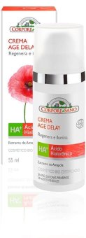 CREMA AGE DELAY REGENERADORA ACIDO HIALURONICO + AMAPOLA CORPORE SANO