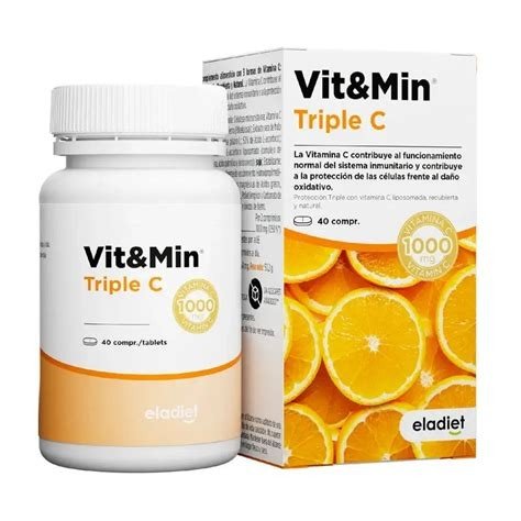 VITAMINA C TRIPLE C 40 COMPRIMIDOS ELADIET