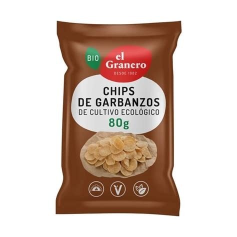 CHIPS DE GARBANZOS 80G BIO EL GRANERO