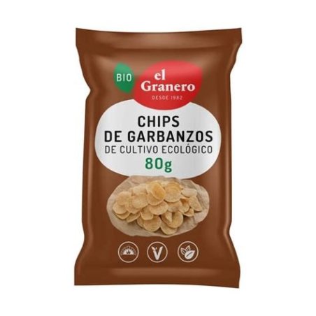 CHIPS DE GARBANZOS 80G BIO EL GRANERO