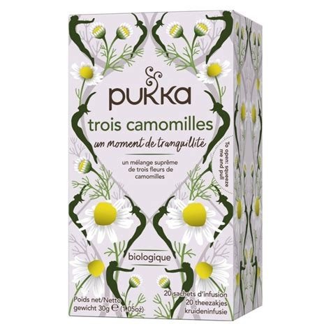 PUKKA TRES CAMOMILAS 20 BOLSAS BIO