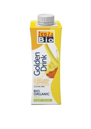 BEBIDA ARROZ CON CURCUMA ISOLA BIO 200 ML