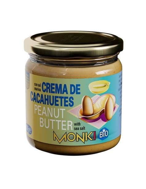 CREMA  CACAHUETE MONKI 330 GR