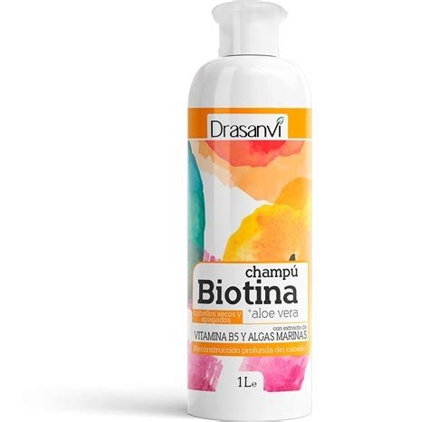 CHAMPU BIOTINA ALOE CABELLOS SECOS 1 LITRO DRASANVI