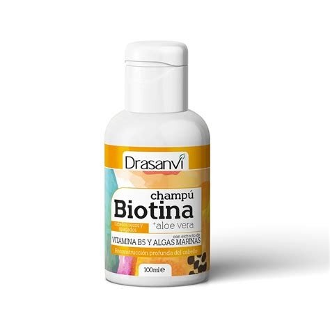 CHAMPU BIOTINA ALOE  FORTALECEDOR 100 ML.DRASANVI