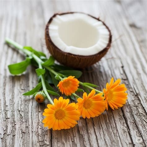 ADN ARN FORMAS ACEITE DE COCO Y CALENDULA