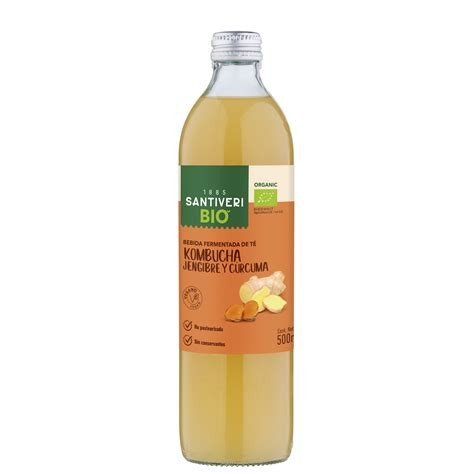 KOMBUCHA CURCUMA-JENGIBRE SANTIVERI