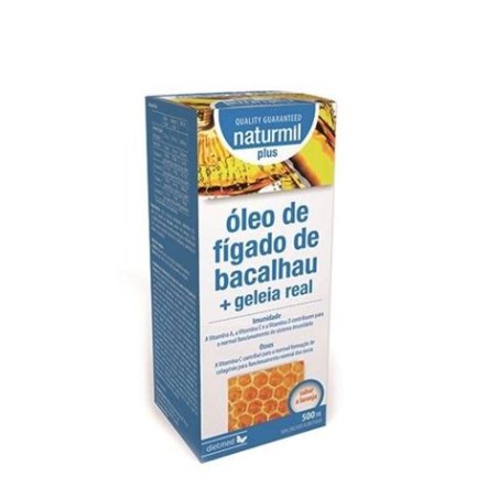 ACEITE DE HIGADO DE BACALAO + JALE REAL 500ML NARANJA NATURMIL