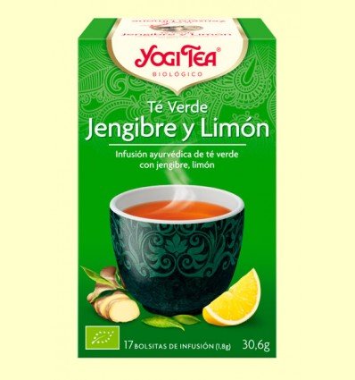 Yogi Tea Jengibre Te Verde Limon