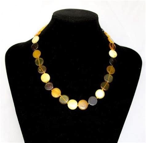 COLLAR AMBAR 45 CM GEMAS