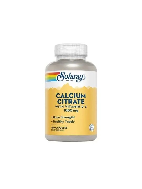 CITRATO CALCIO + D3 90 CAPSULAS SOLARAY