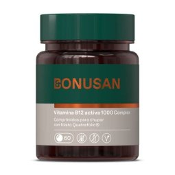 VITAMINA B12 1000MCG ACTIVA 60 PASTILLAS BONUSAN