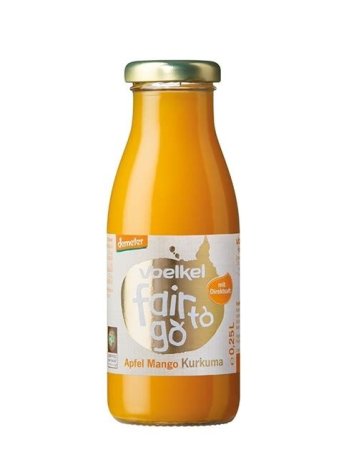 ZUMO DE MANZANA MANGO Y CURCUMA BIO