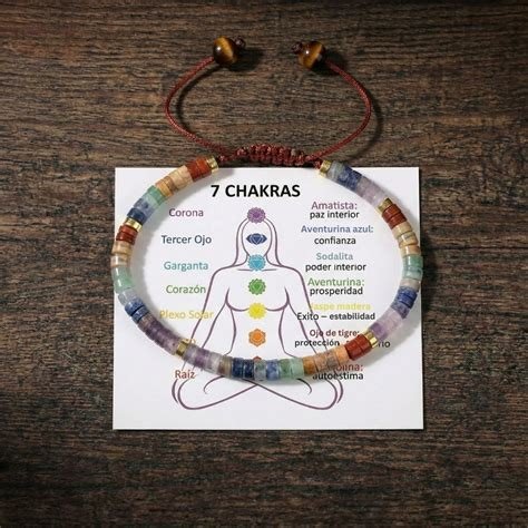 PULSERA CHAKRAS ARTESANAL RAQUEL