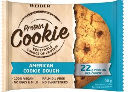 COOKIE VEGAN AMERICAN 12*90GR WEIDER