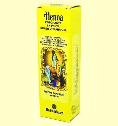 HENNA RUBIO DORADO PASTA