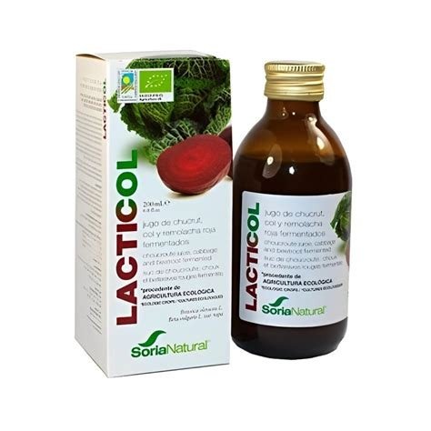 LACTICOL JUGO DE CHUCRUT 200ML SORIA NATURAL