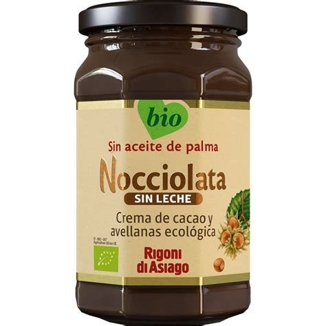 NOCCIOLATA CREMA DE CACAO  Y AVELLANA SIN LECHE
