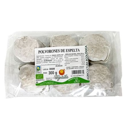POLVORONES DE ESPELTA 300 GR. VEGETALIA
