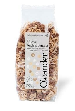 MUESLI ANDINO CON BANANA S/G