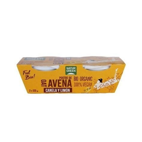 POSTRE AVENA CANELA LIMON BIO
