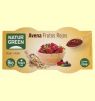 POSTRE AVENA FRUTOS ROJOS BIO 2X1 NATURGREEN
