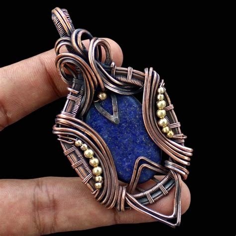 COLGANTE WIRERAP LAPISLAZULI