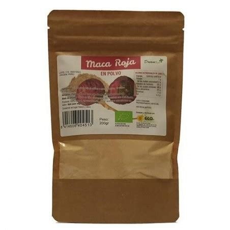MACA ROJA POLVO DREAM FOODS