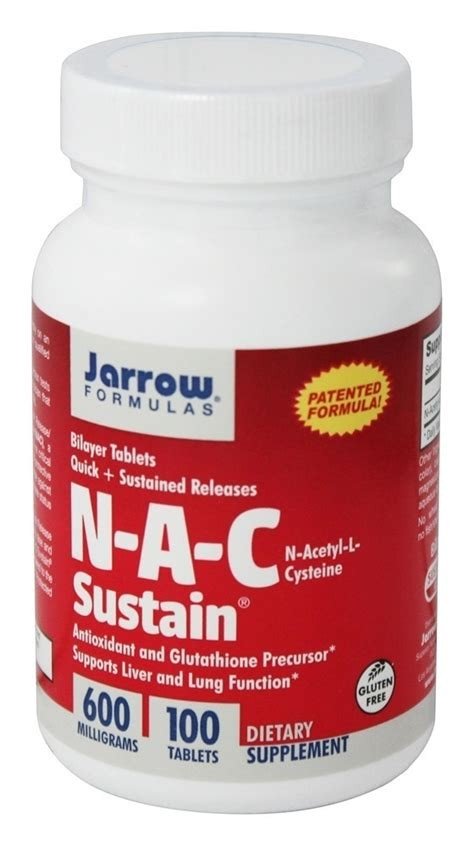 NAC 600 MG 100 TABLETAS JARROW