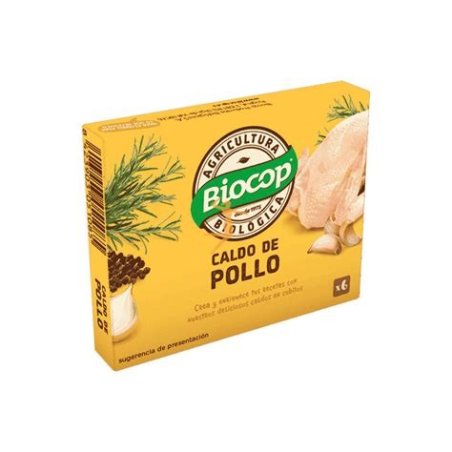 CUBITOS CALDO POLLO BIOCOP