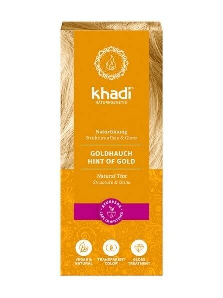 HENNA RUBIO TOQUE DORADO KHADI 100 GR