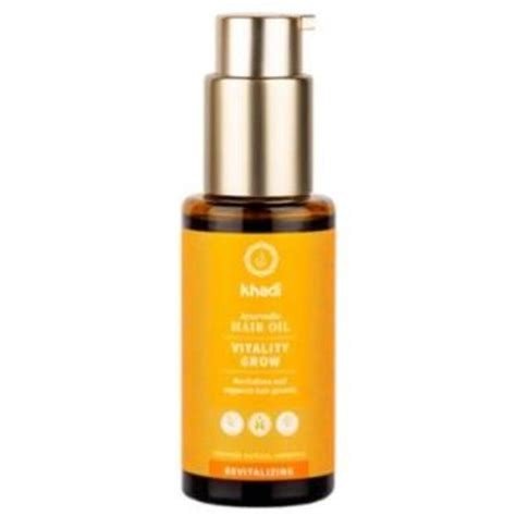 ACEITE CAPILAR VITALIDAD-CRECIMIENTO Y ANTICAIDA 50 ML KHADI
