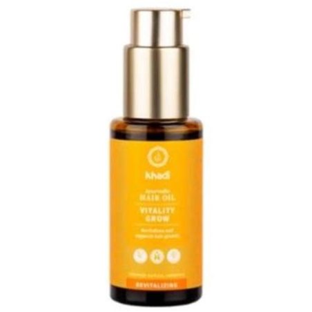ACEITE CAPILAR VITALIDAD-CRECIMIENTO Y ANTICAIDA 50 ML KHADI
