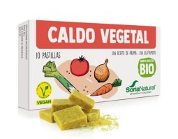 CALDO VEGETAL 10 PASTILLAS SORIA NATURAL