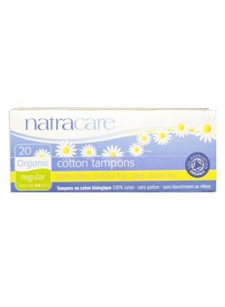 TAMPON REGULAR S/APLICADOR 20 UNIDADES NATRACARE